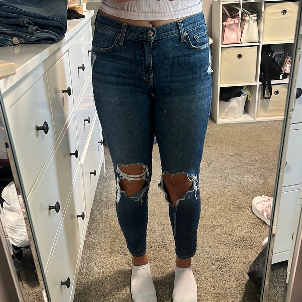 7 For all mankind skinny jeans